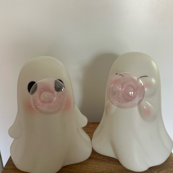unbranded Other - DG Pink Bubble Ghost Blow Mold (Set Of 2) TikTok Viral Dollar General Halloween